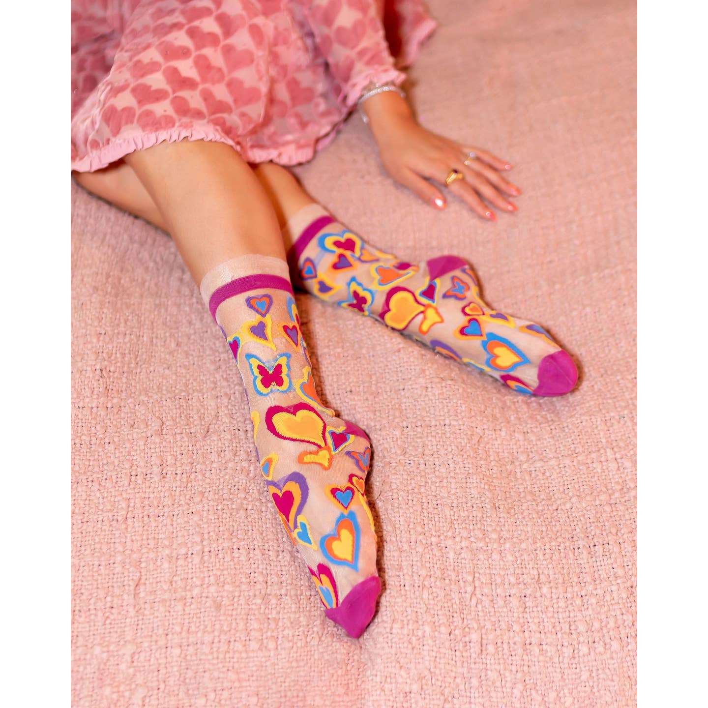 Sheer Crew Sock