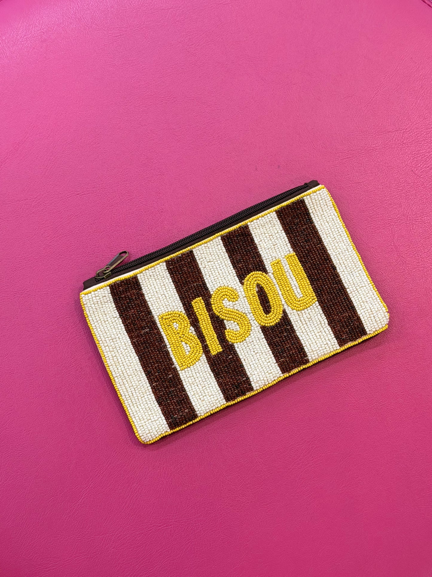 Bisou Small Beaded Pouch
