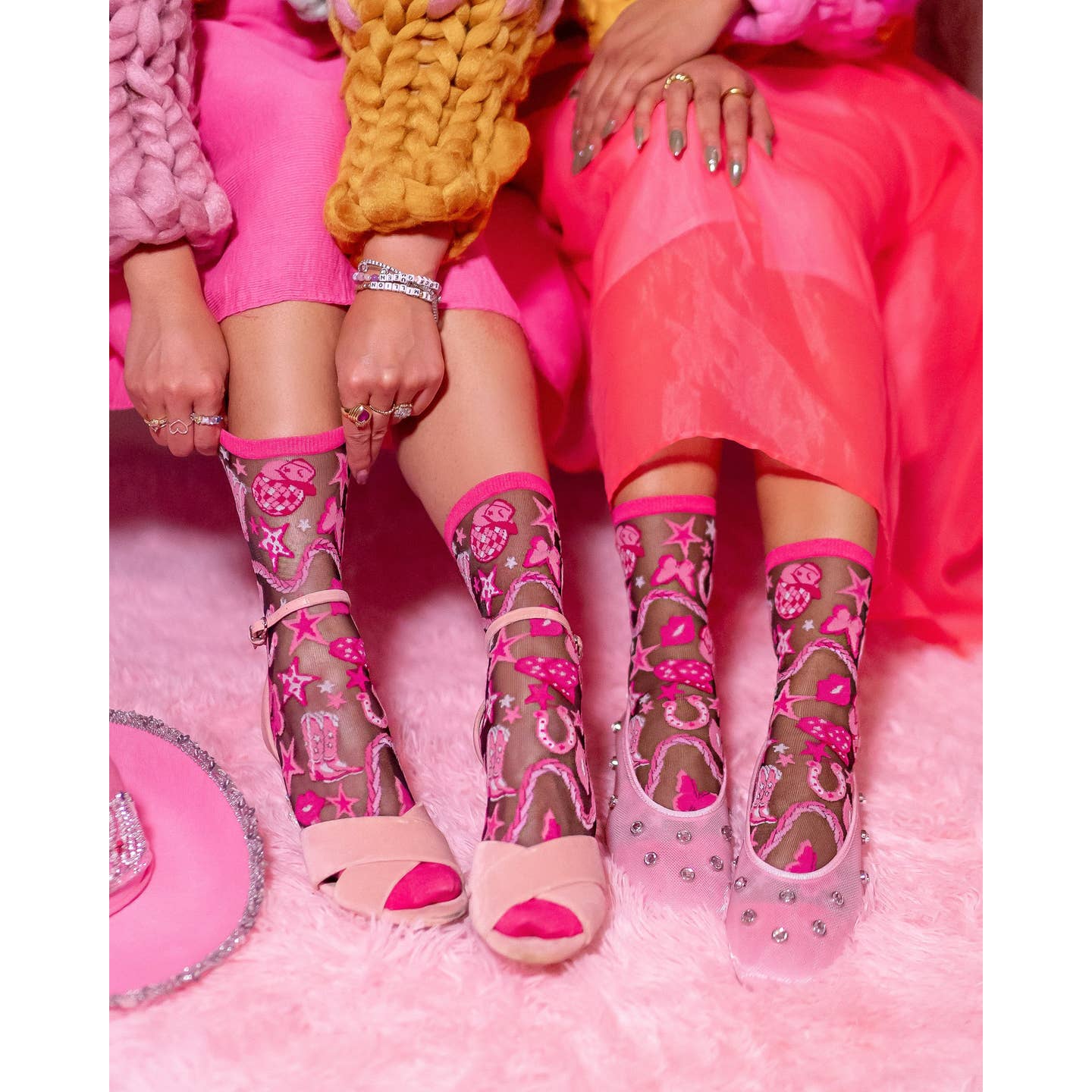 Sheer Crew Sock