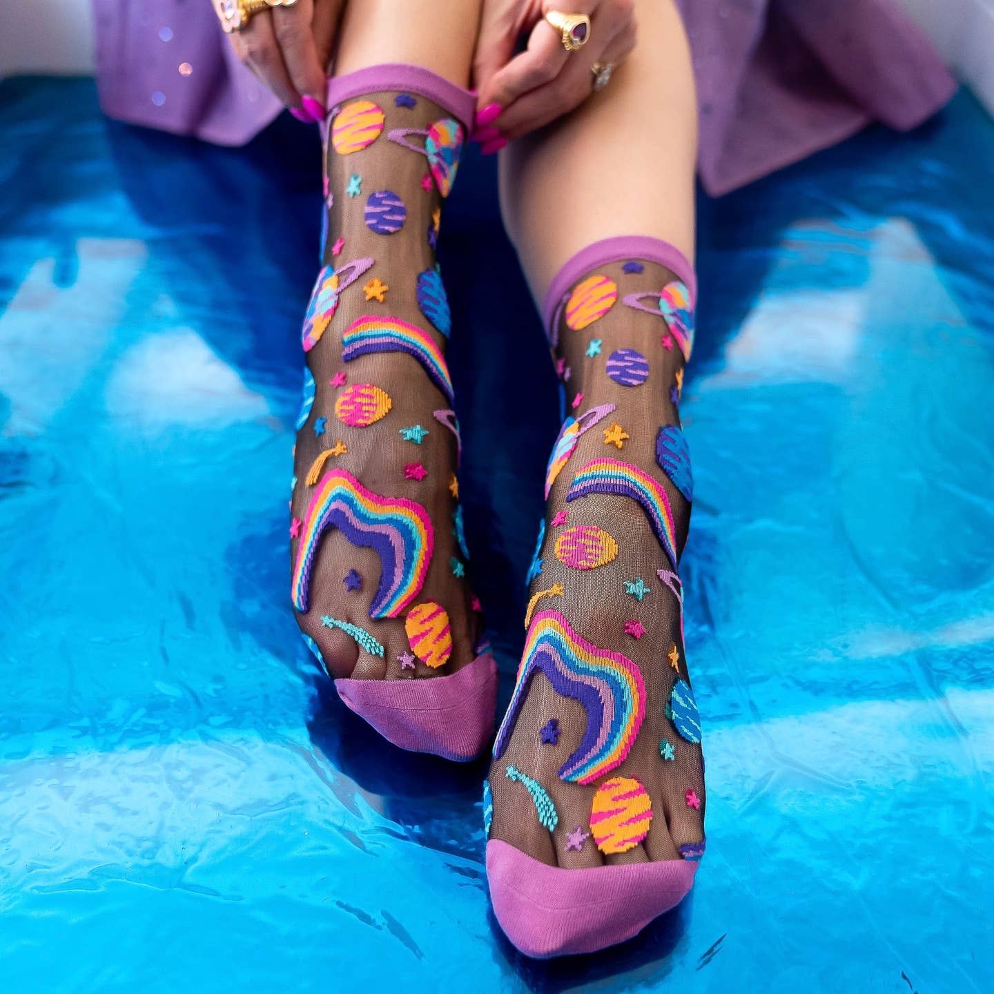 Sheer Crew Sock