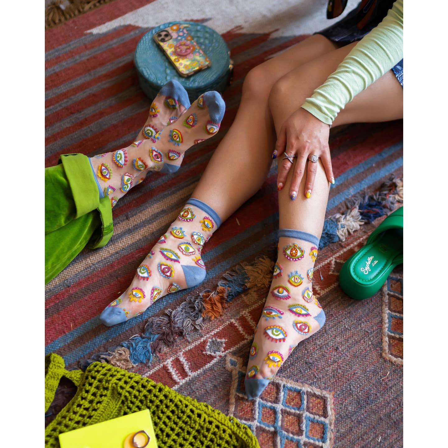 Sheer Crew Sock