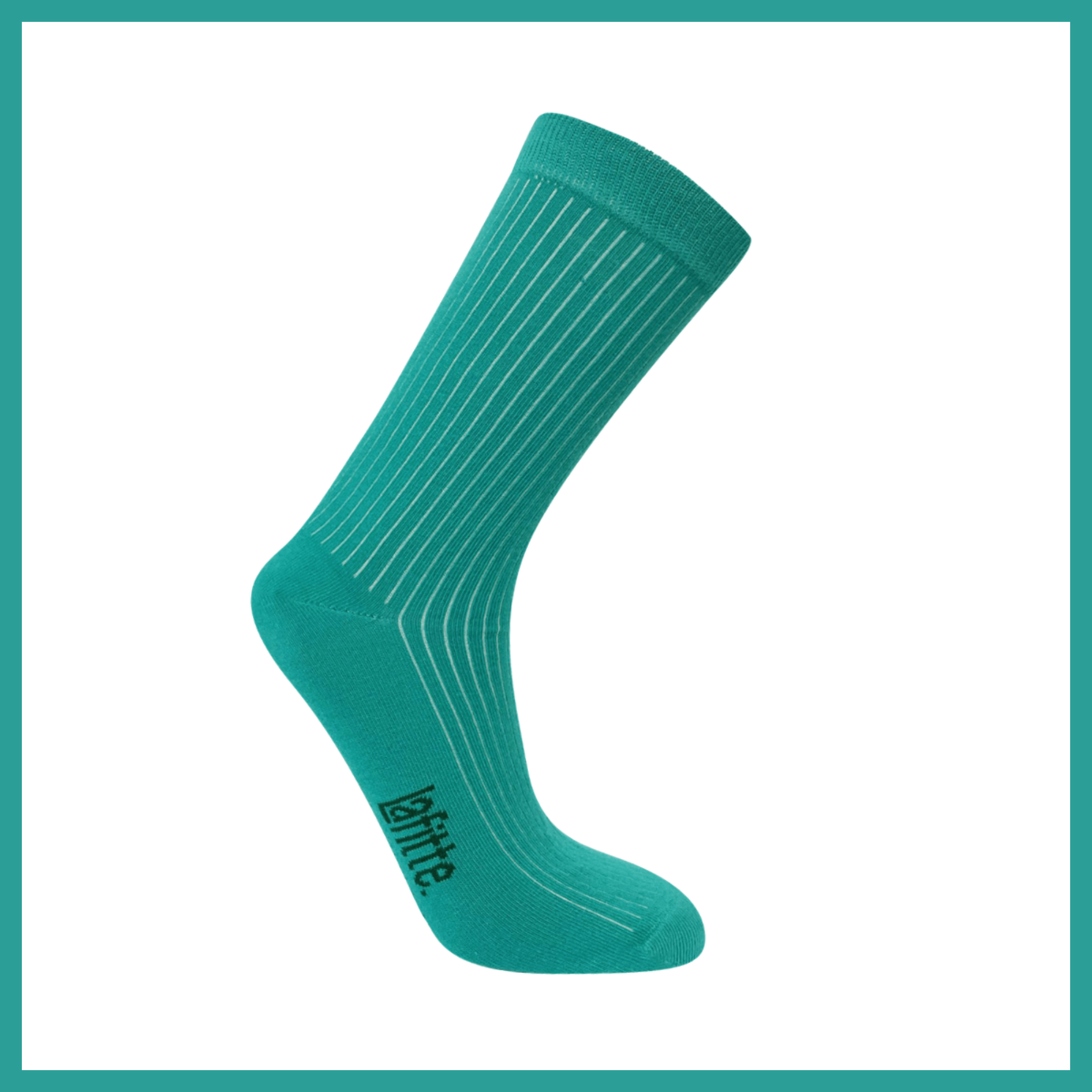 Rib Crew Cotton Sock