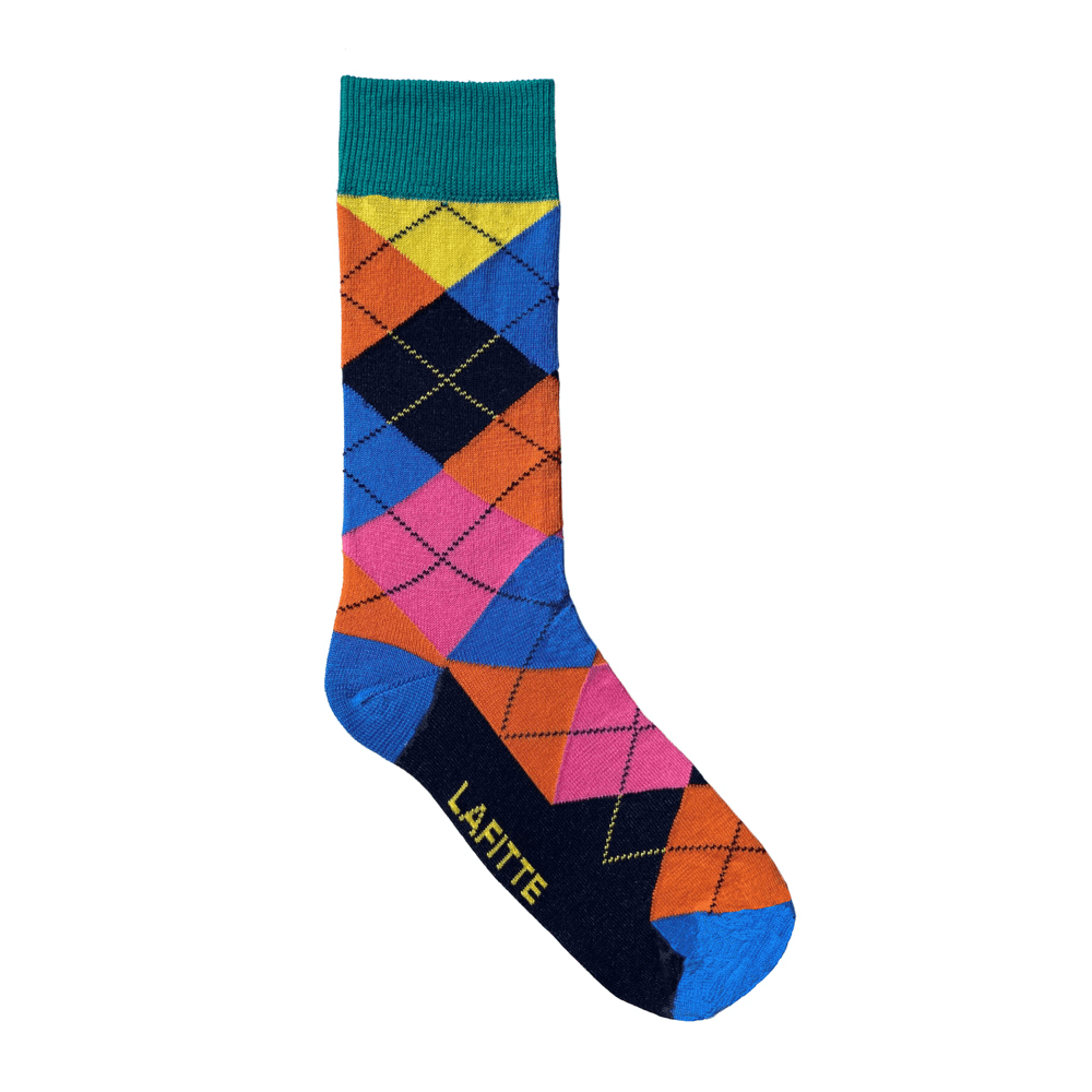 Argyle Crew Sock