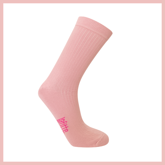 Rib Crew Cotton Sock