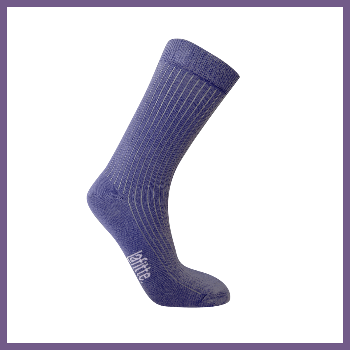 Rib Crew Cotton Sock
